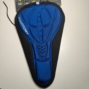 Aduro Sport Pro Cycle Memory Foam Seat Pad Fits Narrow Bike Seats Blue Pad
